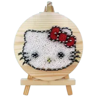 Set de creație HiStone String Art Pisica DHAA28278 6+ / Multicolor Multicolor