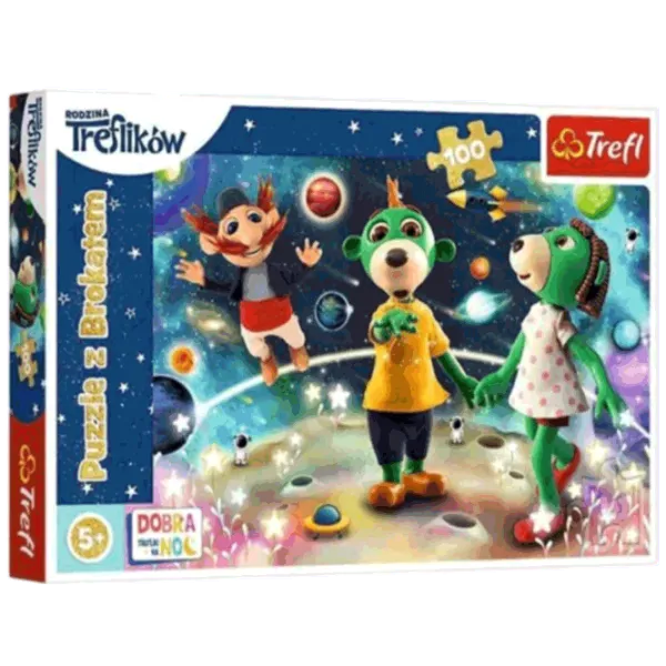 Puzzle Trefl Trefliks among the stars 6+/ Numărul de piese: 100 photo 1 Puzzle Trefl Trefliks among the stars 6+/ Numărul de piese: 100 photo 1