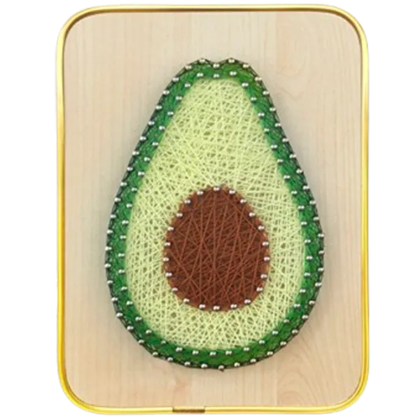 Set de creație HiStone String Art Avocado DHBC28014 6+ / Multicolor Multicolor photo 1