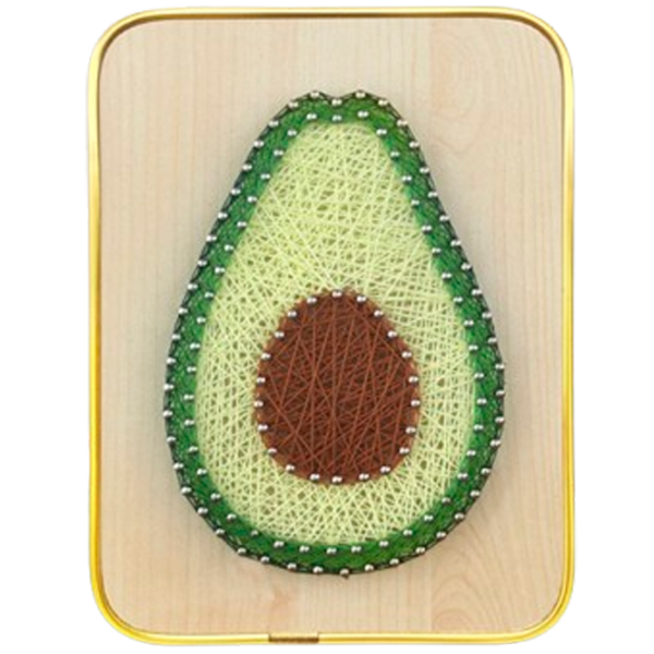 Set de creație HiStone String Art Avocado DHBC28014 6+ / Multicolor Multicolor photo 1