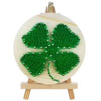 Креативный набор HiStone String Art Клевер DHAA28288 6+ / Разноцветный Разноцветный