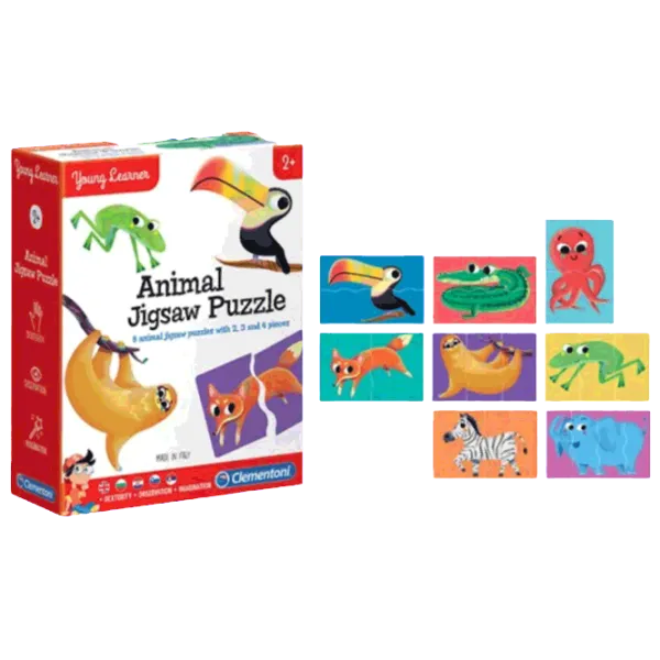 Puzzle Clementoni Зверушки 2+/ Количество деталей: 22 photo 1