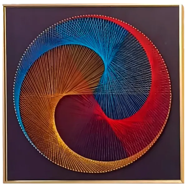 Set de creație HiStone String Art Artă DHGG29221 6+ / Multicolor Multicolor photo 1 Set de creație HiStone String Art Artă DHGG29221 6+ / Multicolor Multicolor photo 1