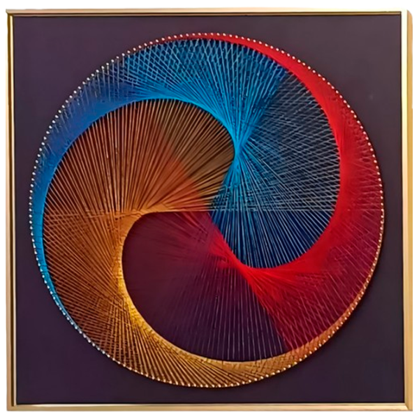Set de creație HiStone String Art Artă DHGG29221 6+ / Multicolor Multicolor photo 1 Set de creație HiStone String Art Artă DHGG29221 6+ / Multicolor Multicolor photo 1