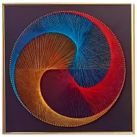 Set de creație HiStone String Art Artă DHGG29221 6+ / Multicolor Multicolor