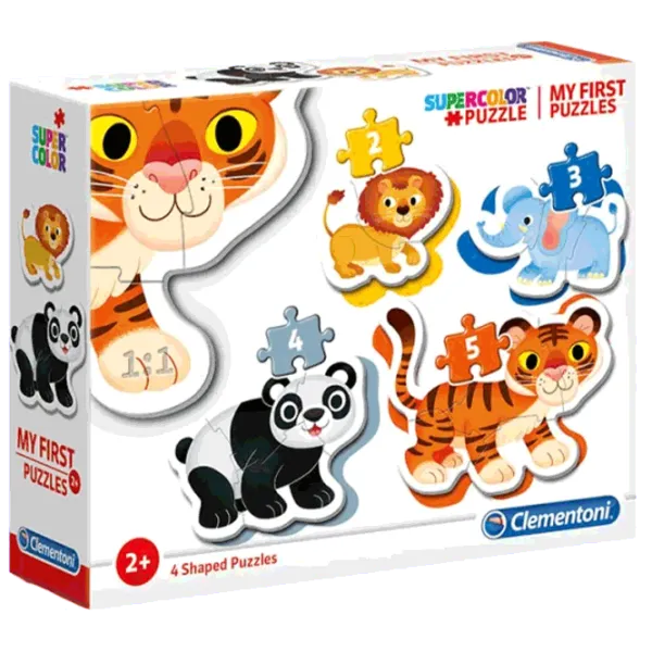 Puzzle Clementoni Дикие животные 2+/ Количество деталей: 14 photo 1