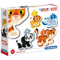 Puzzle Clementoni Animale sălbatice 2+/ Numărul de piese: 14