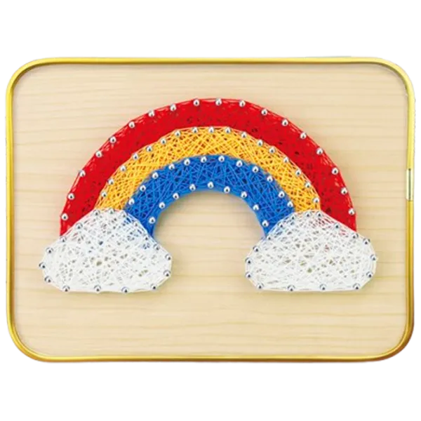 Креативный набор HiStone String Art Curcubeu DHBC28020 6+ / Разноцветный Разноцветный photo 1 Креативный набор HiStone String Art Curcubeu DHBC28020 6+ / Разноцветный Разноцветный photo 1
