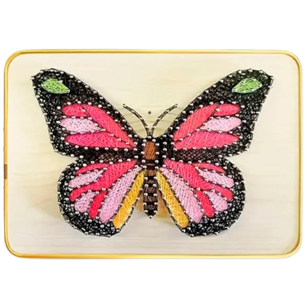 Set de creație New World String Art Fluture aprins DHACE28054 6+ / Multicolor Multicolor photo 1