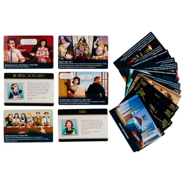 Joc de masă GaGa Games Murder Evening 18+/ Carti de joc photo 3