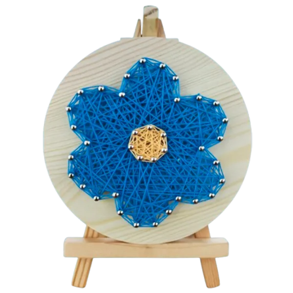 Set de creație New World String Art Floare albastră DHAA28299 6+ / Multicolor Multicolor photo 1 Set de creație New World String Art Floare albastră DHAA28299 6+ / Multicolor Multicolor photo 1