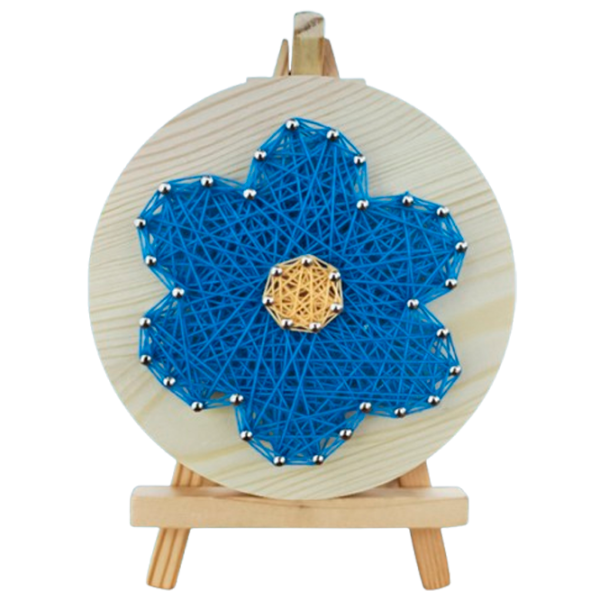 Set de creație New World String Art Floare albastră DHAA28299 6+ / Multicolor Multicolor photo 1 Set de creație New World String Art Floare albastră DHAA28299 6+ / Multicolor Multicolor photo 1