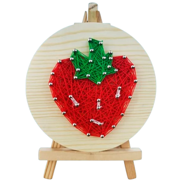Set de creație HiStone String Art Căpșună DHAA28296 6+ / Multicolor Multicolor photo 1