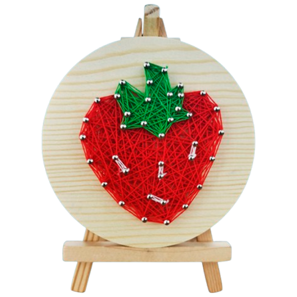 Set de creație HiStone String Art Căpșună DHAA28296 6+ / Multicolor Multicolor photo 1