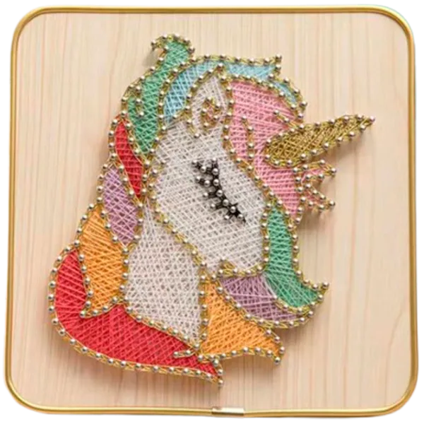 Креативный набор HiStone String Art Unicorn DHBB28033 6+ / Разноцветный photo 1 Креативный набор HiStone String Art Unicorn DHBB28033 6+ / Разноцветный photo 1