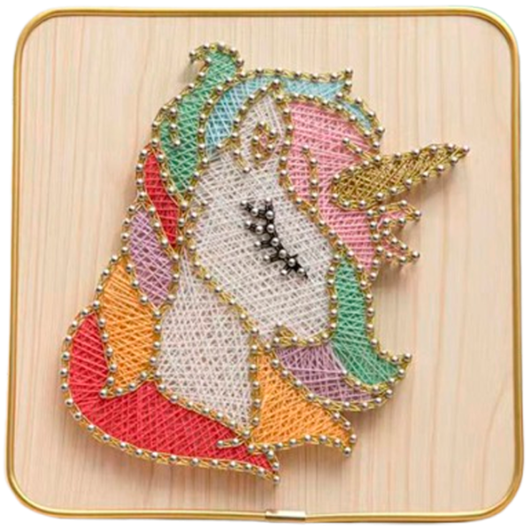 Креативный набор HiStone String Art Unicorn DHBB28033 6+ / Разноцветный photo 1 Креативный набор HiStone String Art Unicorn DHBB28033 6+ / Разноцветный photo 1