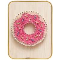 Креативный набор HiStone String Art Пончик DHBC28012 6+ / Разноцветный