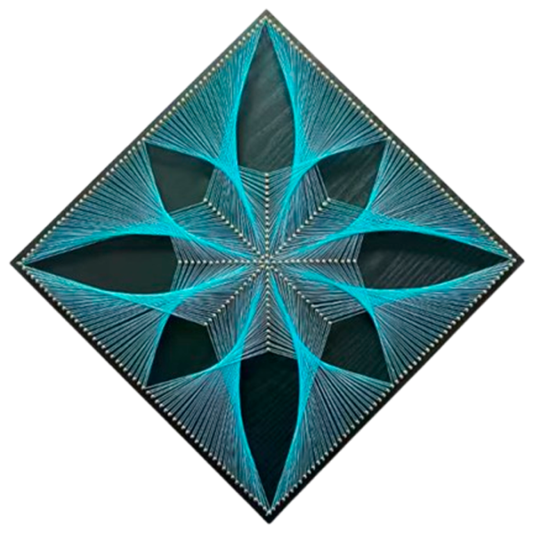 Set de creație HiStone String Art Artă DHGG29224 6+ / Multicolor photo 1 Set de creație HiStone String Art Artă DHGG29224 6+ / Multicolor photo 1