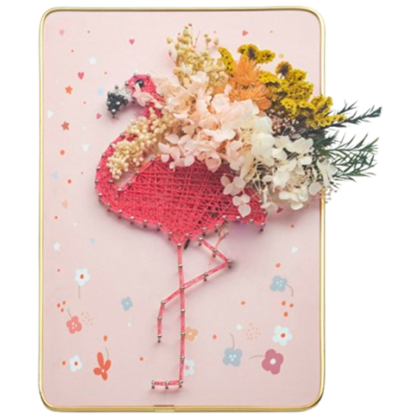 Креативный набор HiStone String Art Flamingo DHBCE28064 6+ / Разноцветный photo 1 Креативный набор HiStone String Art Flamingo DHBCE28064 6+ / Разноцветный photo 1