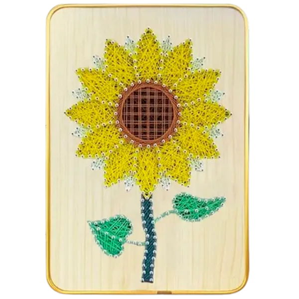 Set de creație New World String Art Floarea soarelui DHACE28039 6+ / Multicolor photo 1 Set de creație New World String Art Floarea soarelui DHACE28039 6+ / Multicolor photo 1