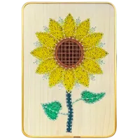 Set de creație New World String Art Floarea soarelui DHACE28039 6+ / Multicolor