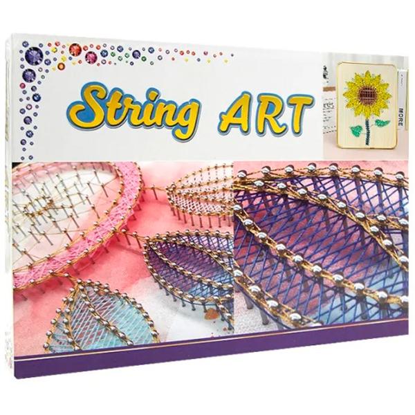 Set de creație New World String Art Floarea soarelui DHACE28039 6+ / Multicolor photo 2 Set de creație New World String Art Floarea soarelui DHACE28039 6+ / Multicolor photo 2