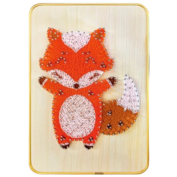 Set de creație New World String Art Vulpe DHACE28053 6+ / Multicolor photo 1 Set de creație New World String Art Vulpe DHACE28053 6+ / Multicolor photo 1
