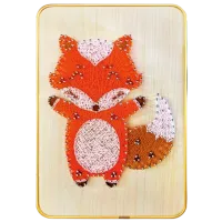 Креативный набор New World String Art Лиса DHACE28053 6+ / Разноцветный