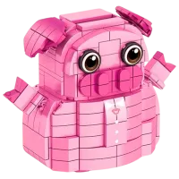 Конструктор New World Pig Копилка/ Розовый