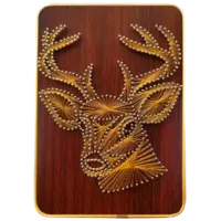 Set de creație HiStone String Art Cerb auriu DHACE28043 6+ / Multicolor