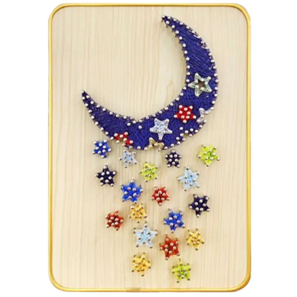 Креативный набор HiStone String Art Луна и звезды DHACE28037 6+ / Разноцветный photo 1 Креативный набор HiStone String Art Луна и звезды DHACE28037 6+ / Разноцветный photo 1
