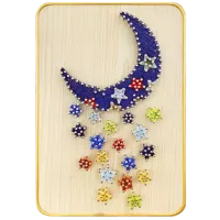 Set de creație HiStone String Art Luna și stele DHACE28037 6+ / Multicolor
