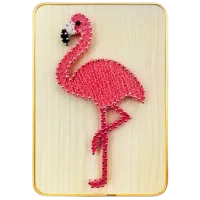 Set de creație HiStone String Art Flamingo DHACE28041 6+ / Multicolor