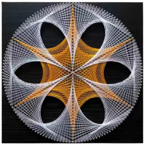 Set de creație HiStone String Art Artă DHGG82301 6+ / Multicolor photo 1 Set de creație HiStone String Art Artă DHGG82301 6+ / Multicolor photo 1