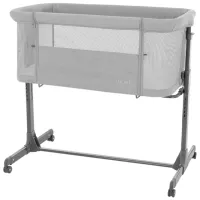 Детская кровать Kikka Boo Noah 0 месяцев - 2 года / Серый