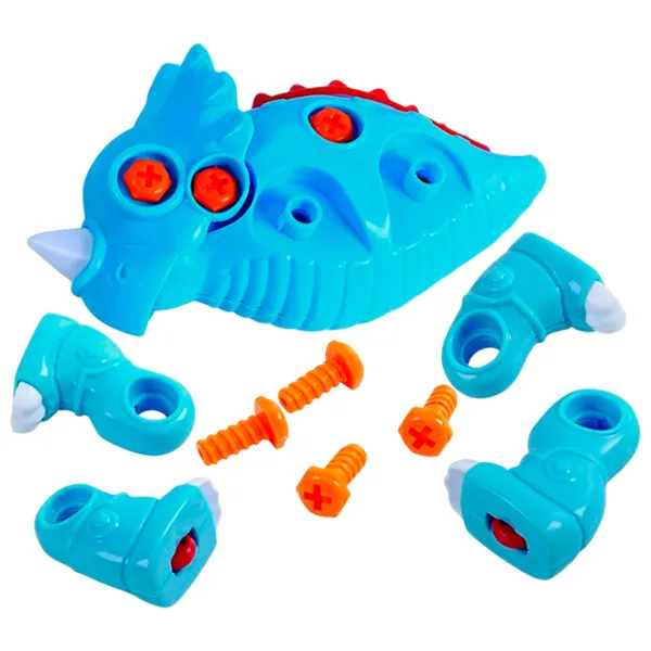 Конструктор PlayGo Build a Dino-Triceratops Динозавр/ Синий photo 2 Конструктор PlayGo Build a Dino-Triceratops Динозавр/ Синий photo 2