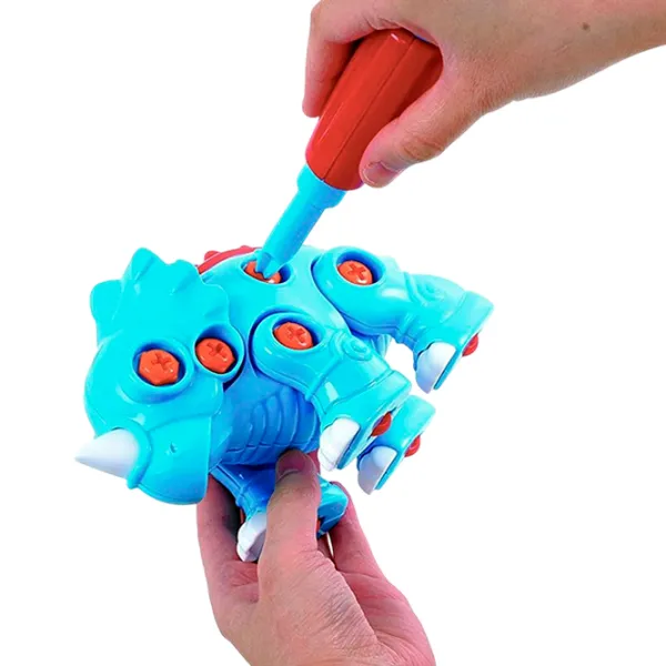 Конструктор PlayGo Build a Dino-Triceratops Динозавр/ Синий photo 3 Конструктор PlayGo Build a Dino-Triceratops Динозавр/ Синий photo 3