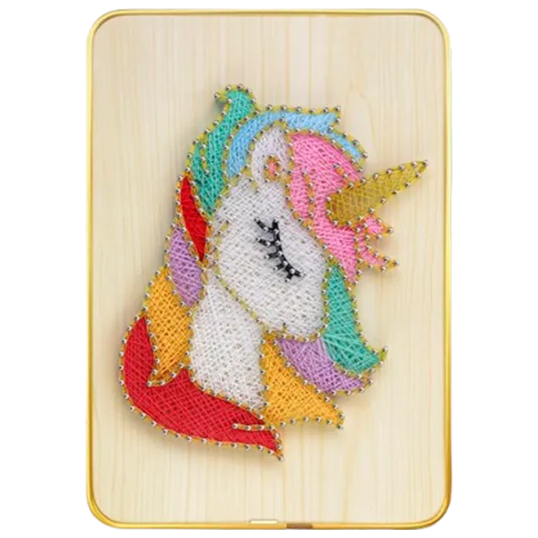Креативный набор HiStone String Art Unicorn DHACE28033 6+ / Разноцветный photo 1 Креативный набор HiStone String Art Unicorn DHACE28033 6+ / Разноцветный photo 1