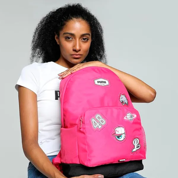 Рюкзак Puma Patch Backpack  / Серый Розовый / 20л photo 7