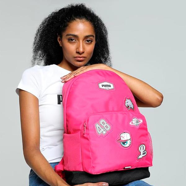 Рюкзак Puma Patch Backpack  / Серый Розовый / 20л photo 8