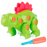 Конструктор PlayGo Build a Dino-Stegasaurus Динозавр/ Зеленый