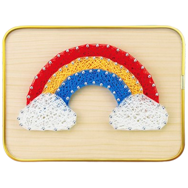 Креативный набор HiStone String Art Curcubeu 28020 6+ / Разноцветный photo 1 Креативный набор HiStone String Art Curcubeu 28020 6+ / Разноцветный photo 1