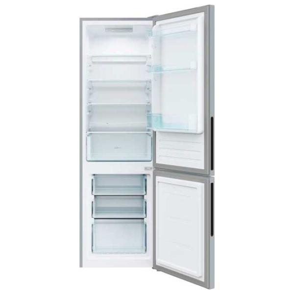 Frigider Candy CCT3L517ES cu congelator jos 260 l / 176 cm / Inox photo 4