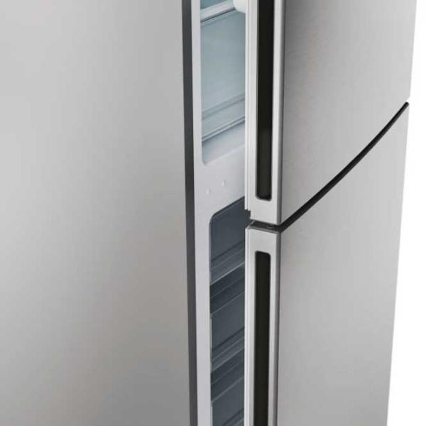 Frigider Candy CCT3L517ES cu congelator jos 260 l / 176 cm / Inox photo 5