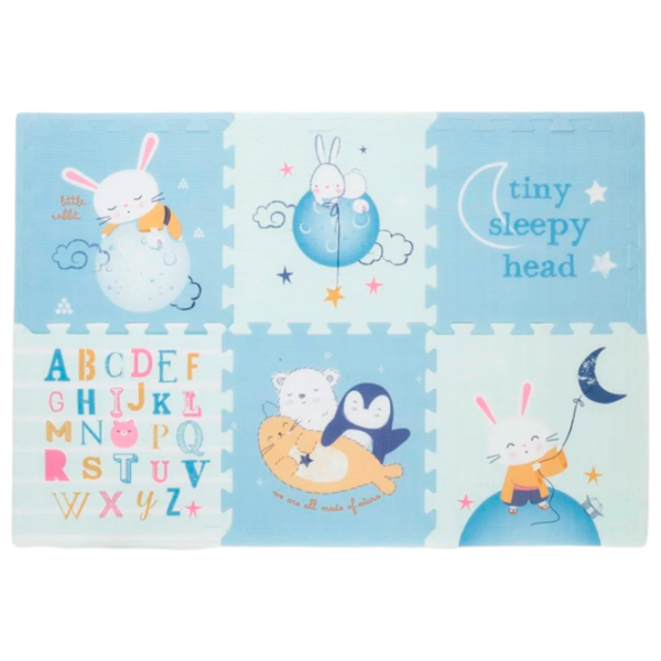 Covoraş pentru joc Petite&Mars Flatie (436072) 0+/ Dreptunghiular/ Blue photo 1