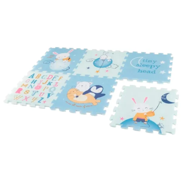 Covoraş pentru joc Petite&Mars Flatie (436072) 0+/ Dreptunghiular/ Blue photo 2