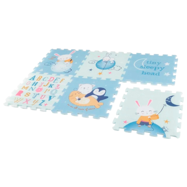 Covoraş pentru joc Petite&Mars Flatie (436072) 0+/ Dreptunghiular/ Blue photo 2