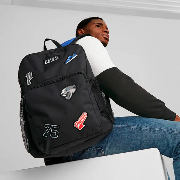 Rucsac Puma Patch Backpack / Red Black / 25l photo 6