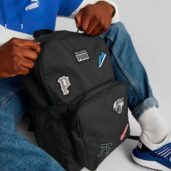 Rucsac Puma Patch Backpack / Red Black / 25l photo 7