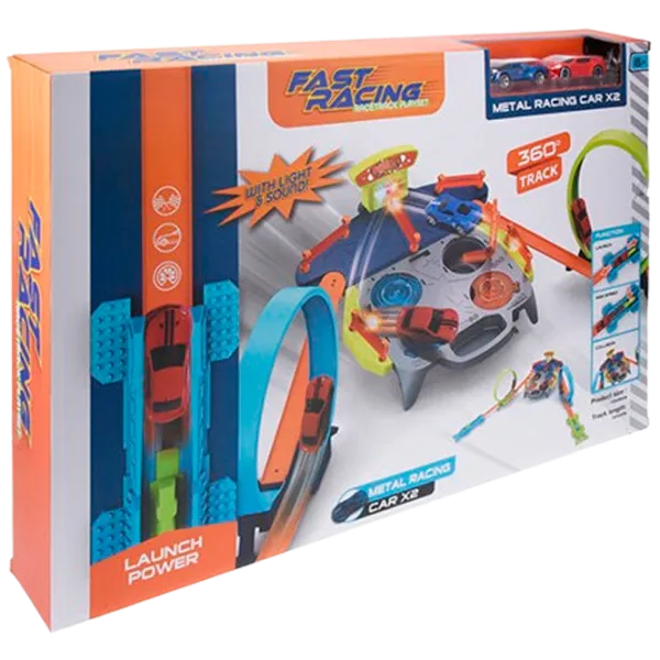 Set jucării Promstore Rally Pistă pentru mașini 53988 6+ / Multicolor photo 1